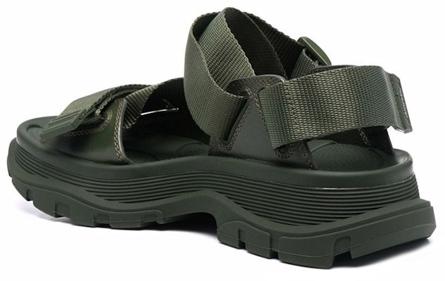 (W) Alexander McQueen Sandalia Deslizante 'Buckle Verde de Moda' 667285W4R513230 Shop (W) Alexander McQueen Sandalia Deslizante 'Buckle Verde de Moda' 667285W4R513230