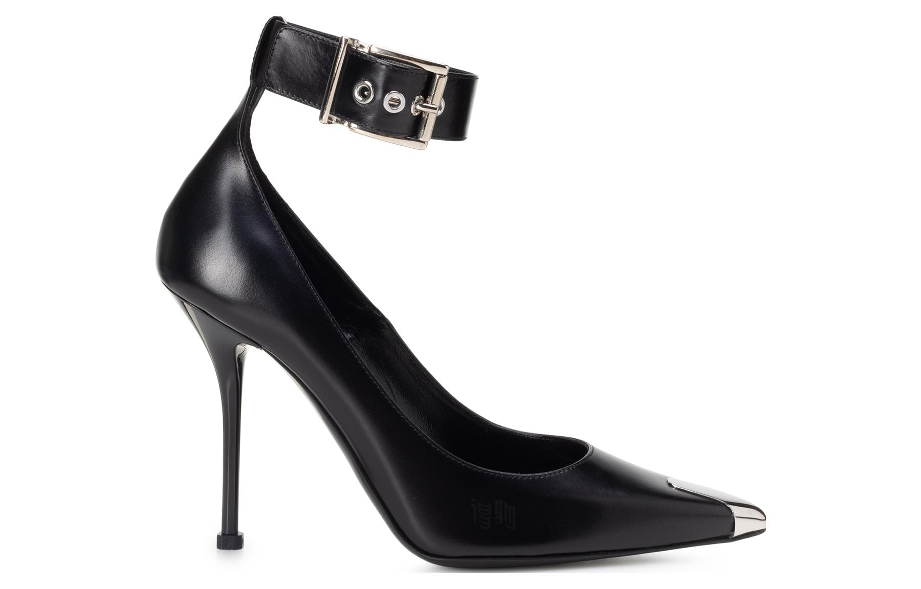 Order (W) Alexander McQueen Pump 'Punk Cuero Negro' 709994WHSWD1081