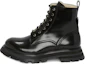 Buy (W) Alexander McQueen 黑色时尚休闲小牛皮踝靴 676739WHZ8K1443