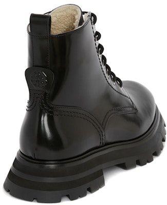 (Women) Alexander McQueen Calfskin Ankle Boots 'Black Fashion Casual' 676739WHZ8K1443 Lookbook (Women) Alexander McQueen Calfskin Ankle Boots 'Black Fashion Casual' 676739WHZ8K1443