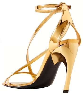 (Women) Alexander McQueen Calfskin Buckle Arched Sandal 'Gold' 780692W4UV38000 Shop (Women) Alexander McQueen Calfskin Buckle Arched Sandal 'Gold' 780692W4UV38000