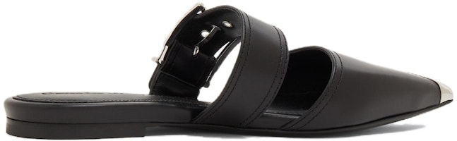 (W) 알렉산더 맥퀸 펑크 블랙 버클 뮬 733188WHSWD1081 Lookbook (W) 알렉산더 맥퀸 펑크 블랙 버클 뮬 733188WHSWD1081