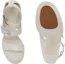 Shop Alexander McQueen 亞歷山大·麥昆 小牛皮 粗跟搭扣 時尚涼拖 12cm 女款 白色