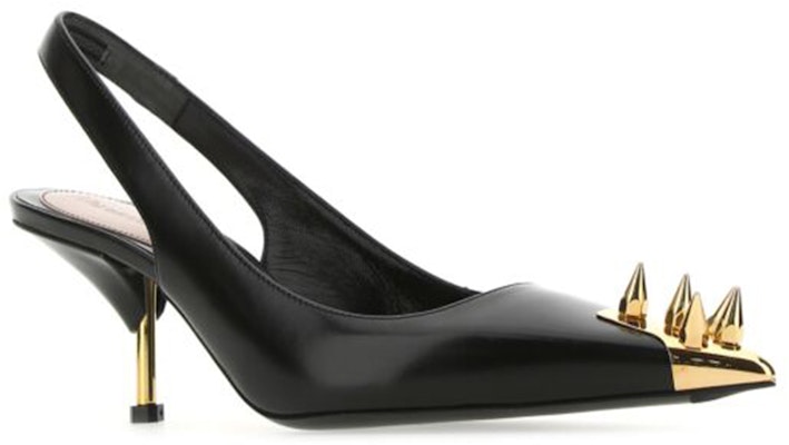 (Women) Alexander McQueen Calfskin High-Heel 'Black' 651709WHV7D1088 Order (Women) Alexander McQueen Calfskin High-Heel 'Black' 651709WHV7D1088