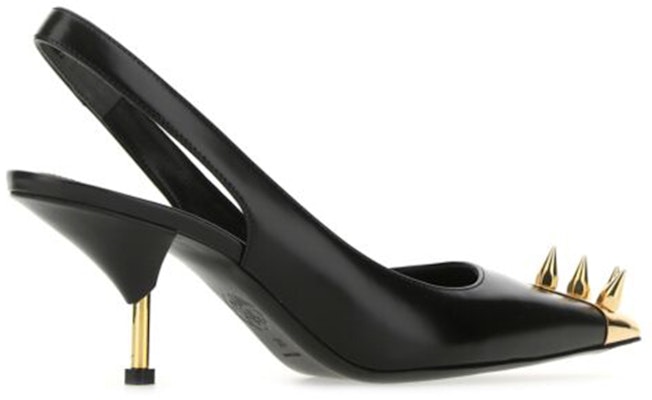 (Women) Alexander McQueen Calfskin High-Heel 'Black' 651709WHV7D1088 Shop (Women) Alexander McQueen Calfskin High-Heel 'Black' 651709WHV7D1088
