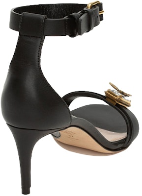 Alexander McQueen 小牛皮 飾以水晶的高跟鞋 女用 黑色 Shop Alexander McQueen 小牛皮 飾以水晶的高跟鞋 女用 黑色