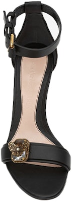 (Women) Alexander McQueen Calfskin High Heel with Crystal Embellishment 'Black' 611731WHXN21088 Purchase (Women) Alexander McQueen Calfskin High Heel with Crystal Embellishment 'Black' 611731WHXN21088
