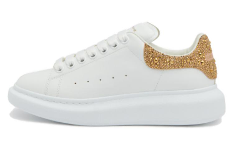 (Women) Alexander McQueen Calfskin Low Top 'White Round Toe' 718243WIEED9075