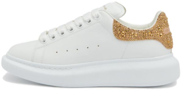 (W) 알렉산더 맥퀸 화이트 가죽 로우탑 스니커즈 718243WIEED9075 Buy (W) 알렉산더 맥퀸 화이트 가죽 로우탑 스니커즈 718243WIEED9075