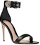 Lookbook (W) Alexander McQueen Kalfsleer Middeleeuwse Gesp Hoge Hakken Sandalen ''Zwart'' 571312WHMUJ1081
