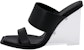 (W) Alexander McQueen Selipar Tumit Tinggi Kulit Anak Lembu 'Hitam' 746240WIDQ01000