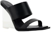 Order (W) Alexander McQueen Kalfsleren Hoge Hakken Sandalen ''Zwart'' 746240WIDQ01000