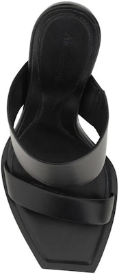 (Women) Alexander McQueen Calfskin Slide High Heel Sandals 'Black' 746240WIDQ01000 Lookbook (Women) Alexander McQueen Calfskin Slide High Heel Sandals 'Black' 746240WIDQ01000