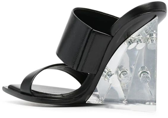 (W) Alexander McQueen Kalfsleren Hoge Hakken Sandalen ''Zwart'' 746240WIDQ01000 Shop (W) Alexander McQueen Kalfsleren Hoge Hakken Sandalen ''Zwart'' 746240WIDQ01000