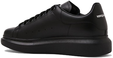 (Women) Alexander McQueen Calfskin Sneaker 'Black' 698614WIBNM1070 (Women) Alexander McQueen Calfskin Sneaker 'Black' 698614WIBNM1070
