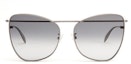 Order (Women) Alexander McQueen Cat Eye Sunglasses Gold Frame Gray Lens AM0228S