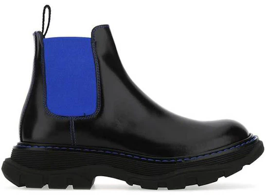 (W) Alexander McQueen Chelsea Boot 'Hitam Biru Colorblock' 641837WHZ8H1338 Order (W) Alexander McQueen Chelsea Boot 'Hitam Biru Colorblock' 641837WHZ8H1338