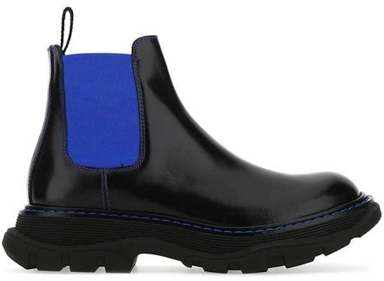 (Women) Alexander McQueen Chelsea Boot 'Black Blue Colorblock' 641837WHZ8H1338 Order (Women) Alexander McQueen Chelsea Boot 'Black Blue Colorblock' 641837WHZ8H1338