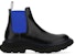 (W) Alexander McQueen Chelsea Boot 'Hitam Biru Colorblock' 641837WHZ8H1338