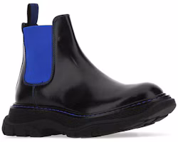 Lookbook (W) Alexander McQueen Chelsea Boot 'Hitam Biru Colorblock' 641837WHZ8H1338