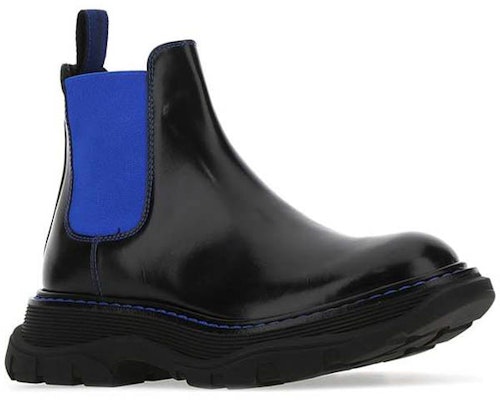 (Women) Alexander McQueen Chelsea Boot 'Black Blue Colorblock' 641837WHZ8H1338 Lookbook (Women) Alexander McQueen Chelsea Boot 'Black Blue Colorblock' 641837WHZ8H1338