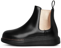 (Women) Alexander McQueen Chelsea Boot 'Black Fashion Casual' 586398WHX561438 (Women) Alexander McQueen Chelsea Boot 'Black Fashion Casual' 586398WHX561438