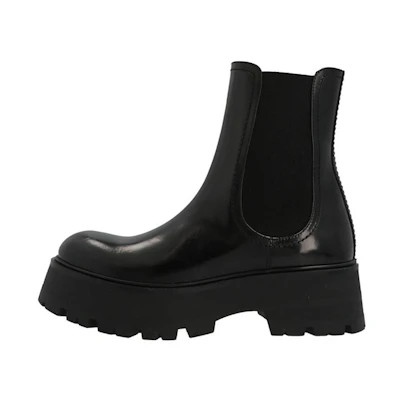(W) Alexander McQueen Chelsea Boot 'Black Fashion Versatile'
