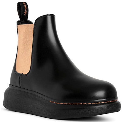 (Women) Alexander McQueen Chelsea Boot 'Black Fashion Casual' 586398WHX561438 Lookbook (Women) Alexander McQueen Chelsea Boot 'Black Fashion Casual' 586398WHX561438