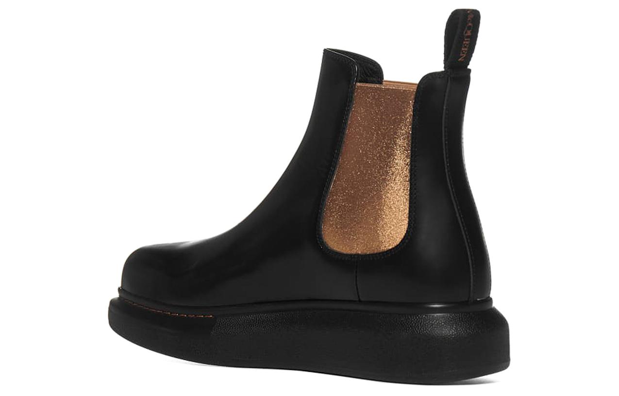 Shop (Women) Alexander McQueen Chelsea Boot 'Black Fashion Casual' 586398WHX561438