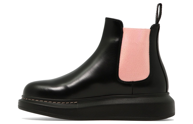 (Women) Alexander McQueen Chelsea Boot 'Black Pink' 586398WHX561492