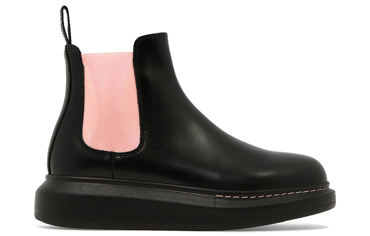 Order (W) Alexander McQueen Chelsea Boot 'Hitam Merah Jambu' 586398WHX561492