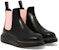(W) Alexander McQueen Chelsea Boot 'Hitam Merah Jambu' 586398WHX561492