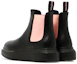 Shop (W) Alexander McQueen Chelsea Boot 'Hitam Pink' 586398WHX561492