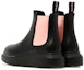 Shop (W) Alexander McQueen Chelsea Boot 'Hitam Merah Jambu' 586398WHX561492
