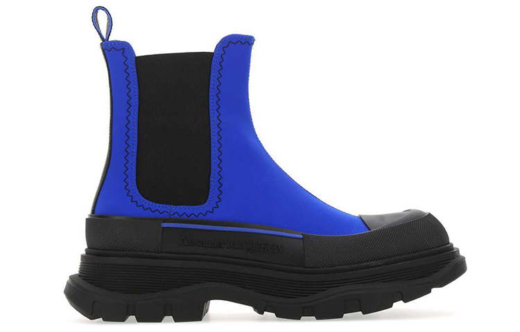 Order (W) Alexander McQueen Chelsea Boot 'Biru Hitam' 666810W4QZ14428