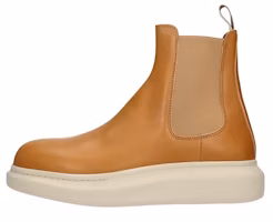 (Women) Alexander McQueen Chelsea Boot 'Brown Leather' 586198WHXZ12276 (Women) Alexander McQueen Chelsea Boot 'Brown Leather' 586198WHXZ12276