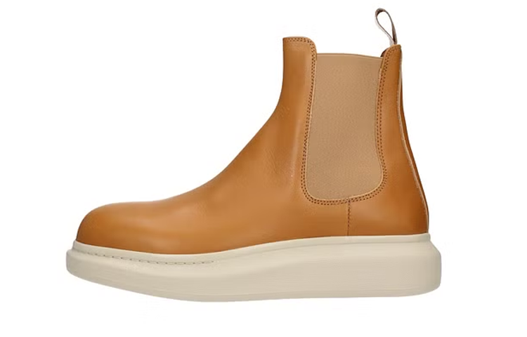 (Women) Alexander McQueen Chelsea Boot 'Brown Leather' 586198WHXZ12276