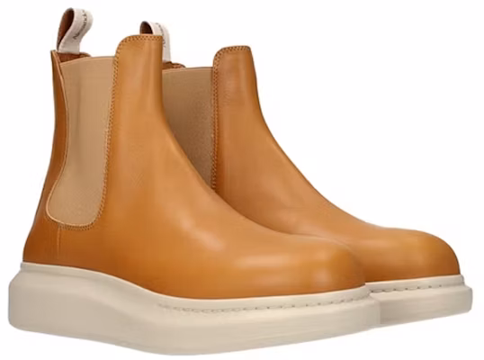 (W) Alexander McQueen Chelsea Boot 'Kulit Coklat' 586198WHXZ12276 Order (W) Alexander McQueen Chelsea Boot 'Kulit Coklat' 586198WHXZ12276