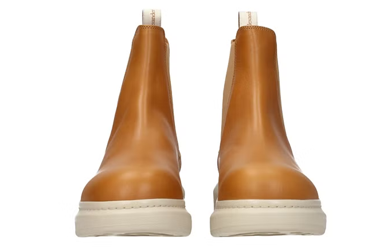 Lookbook (W) Alexander McQueen Chelsea Boot 'Kulit Coklat' 586198WHXZ12276