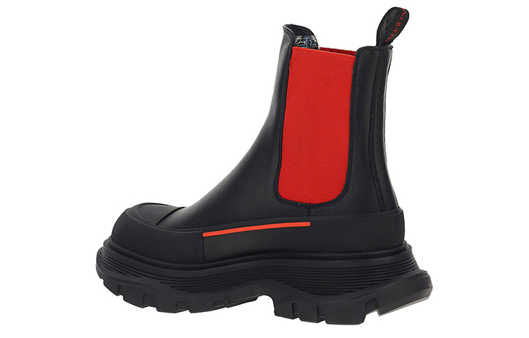 Shop (W) アレキサンダー・マックイーン　レッドチェルシーブーツ 635714WHZ611037