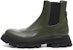 (W) Alexander McQueen Chelsea Boot 'Hijau Zaitun' 666367WHZ843241