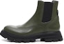 Buy (W) Alexander McQueen Chelsea Boot 'Hijau Zaitun' 666367WHZ843241