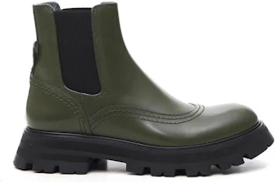 Order (Women) Alexander McQueen Chelsea Boot 'Olive Green' 666367WHZ843241