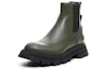 Lookbook (W) Alexander McQueen Chelsea Boot 'Hijau Zaitun' 666367WHZ843241