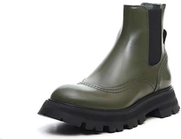 Lookbook (Women) Alexander McQueen Chelsea Boot 'Olive Green' 666367WHZ843241