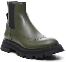 Shop (Women) Alexander McQueen Chelsea Boot 'Olive Green' 666367WHZ843241