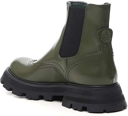 (Women) Alexander McQueen Chelsea Boot 'Olive Green' 666367WHZ843241 Purchase (Women) Alexander McQueen Chelsea Boot 'Olive Green' 666367WHZ843241