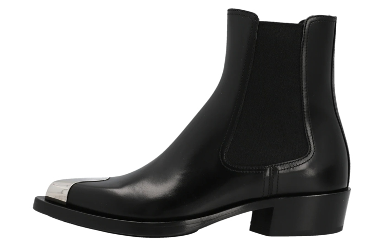 (Women) Alexander McQueen Chelsea Boot 'Punk Black' 718854WHSWE1081