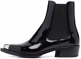(Women) Alexander McQueen Chelsea Boot 'Punk Patent Black' 718854WIA3G1081 (Women) Alexander McQueen Chelsea Boot 'Punk Patent Black' 718854WIA3G1081