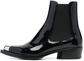 (Women) Alexander McQueen Chelsea Boot 'Punk Patent Black' 718854WIA3G1081 (Women) Alexander McQueen Chelsea Boot 'Punk Patent Black' 718854WIA3G1081